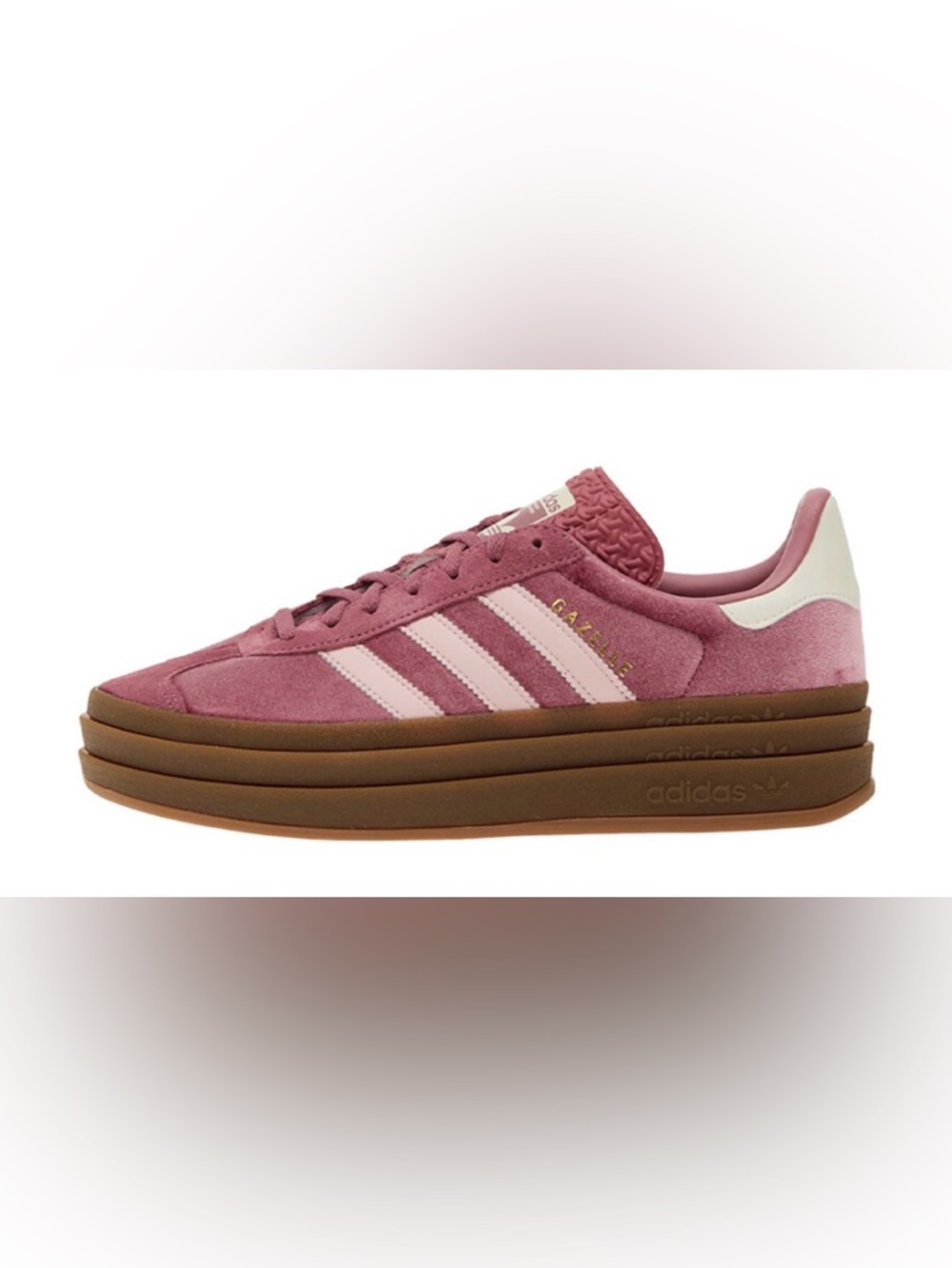 adidas Gazelle Bold women’s sandy pink velvet sneaker size women’s 7